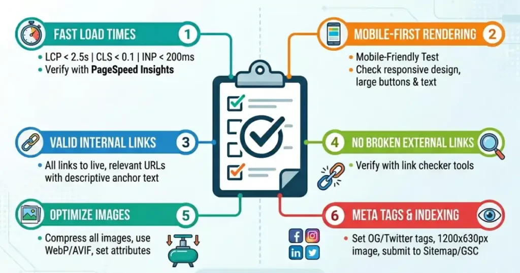 Technical seo checklist by intelliwriter