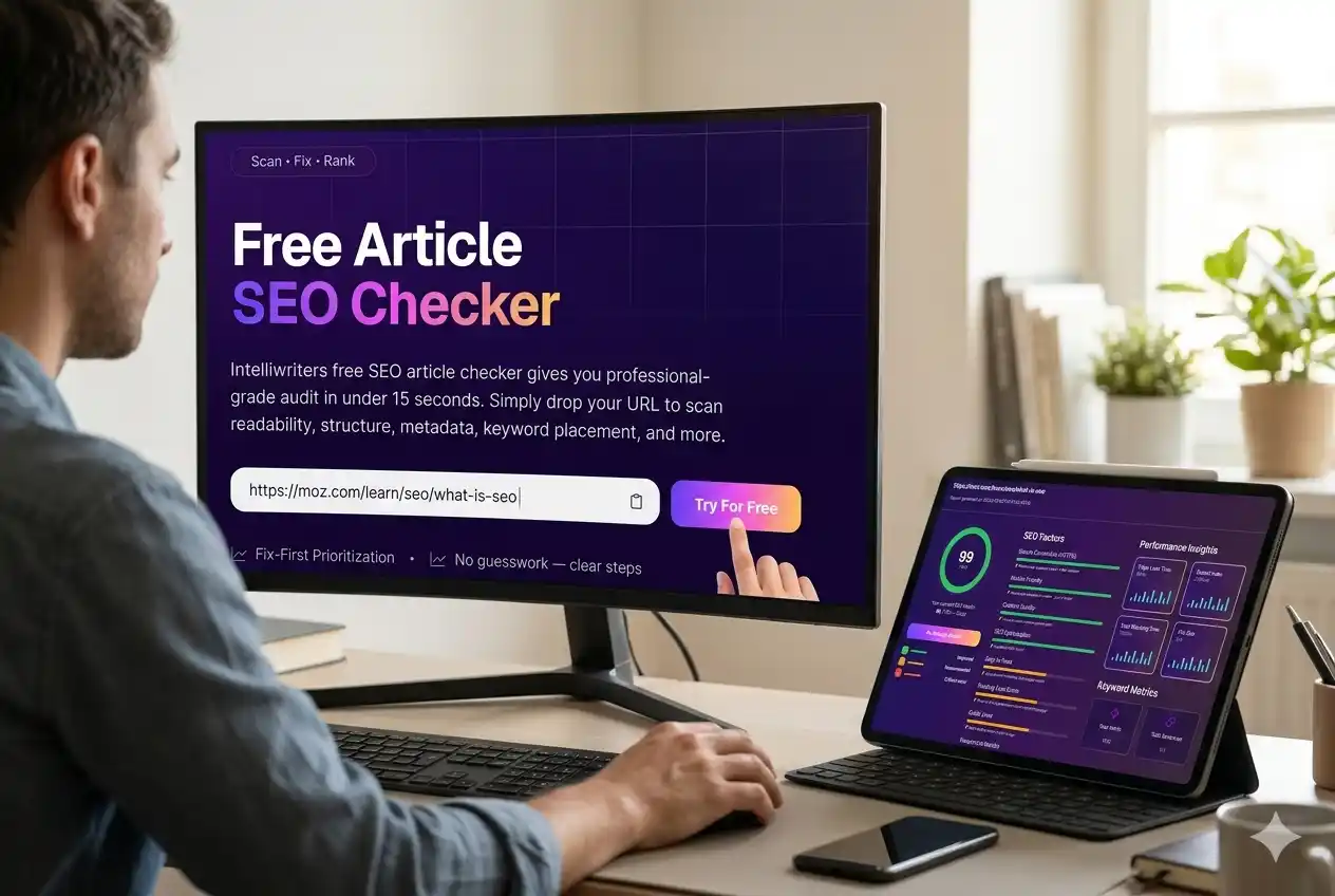 How to Analyze and Improve Article SEO with IntelliWriter’s Free SEO Checker A Step-by-Step Guide