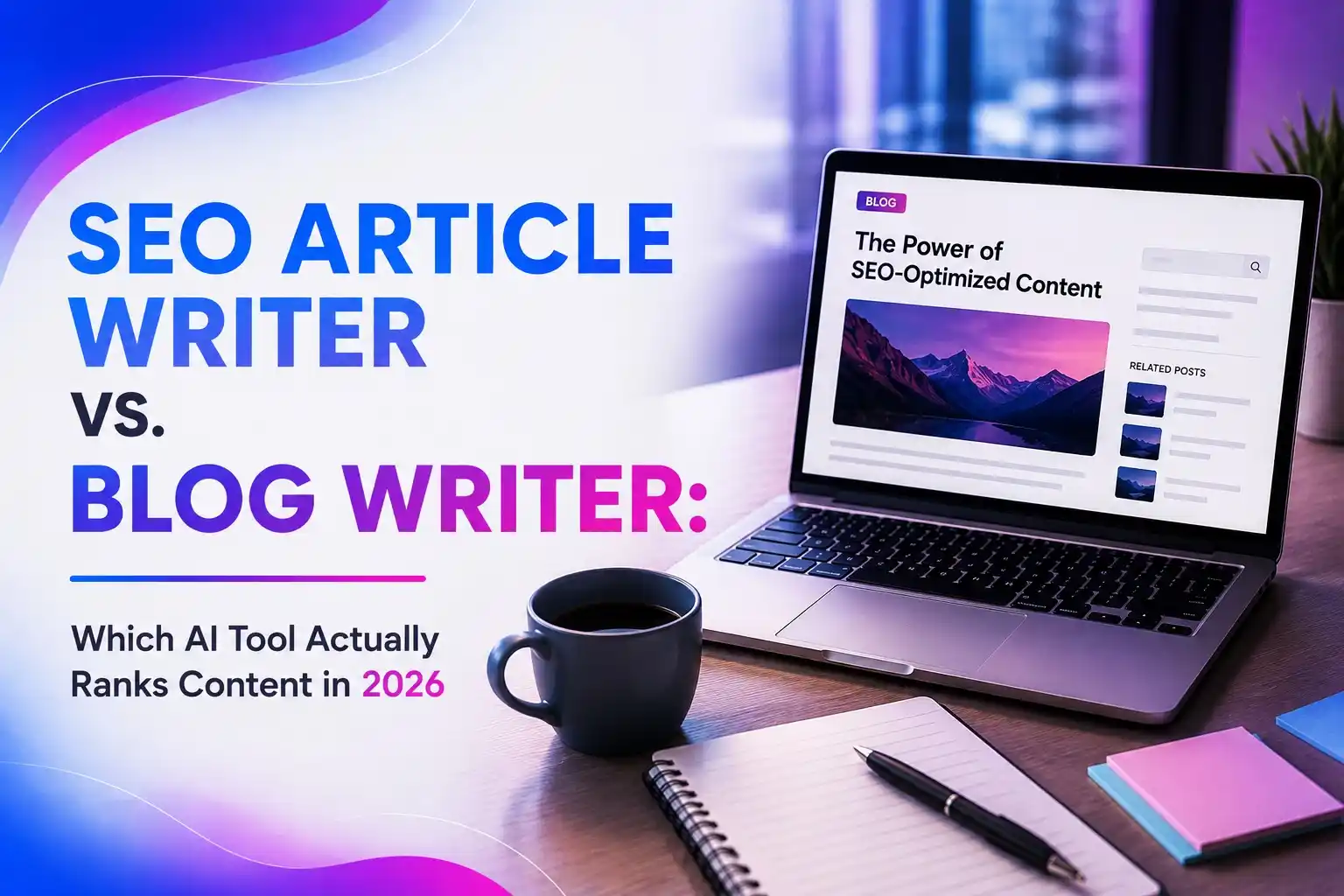SEO Article Writer vs. Blog Writer: Which AI Tool Actually Ranks Content in 2026?